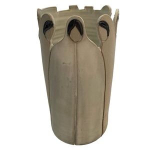 Vintage Handcrafted Signed Ceramic Vase